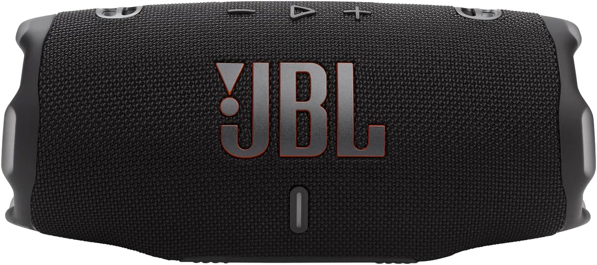 JBL Charge 6 Portable Waterproof Speaker with Built-in Powerbank, Black - Certified Refurbished