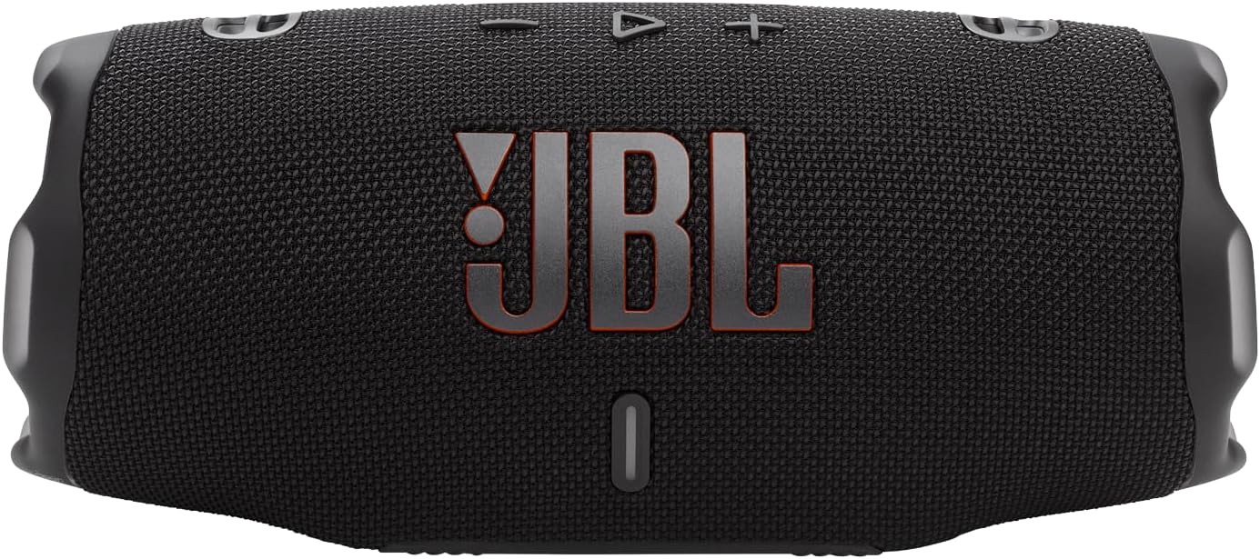 JBL Charge 6 Portable Waterproof Speaker with Built-in Powerbank, Black - Certified Refurbished