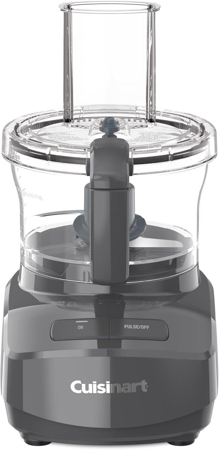 Cuisinart 7-Cup Sleek and Modern Design Food Processor, Gray - Certified Refurbished
