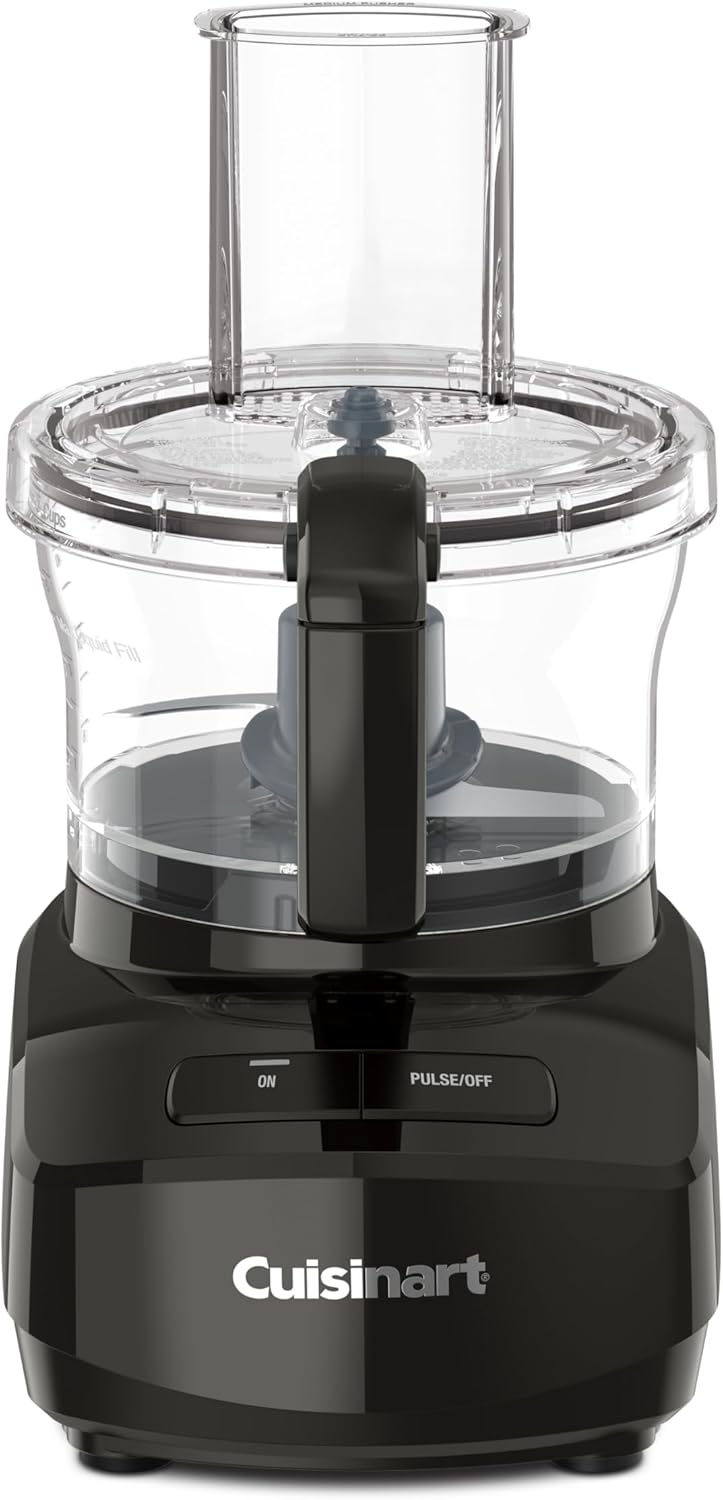 Cuisinart 7-Cup Sleek and Modern Design Food Processor, Black - Certified Refurbished