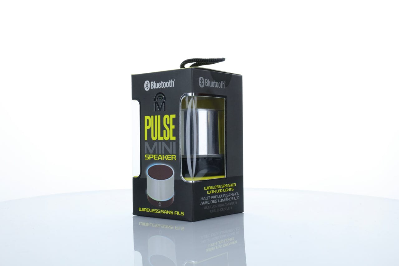 Pulse Mini Bluetooth Speaker 2-Pack Black, Silver or Gold