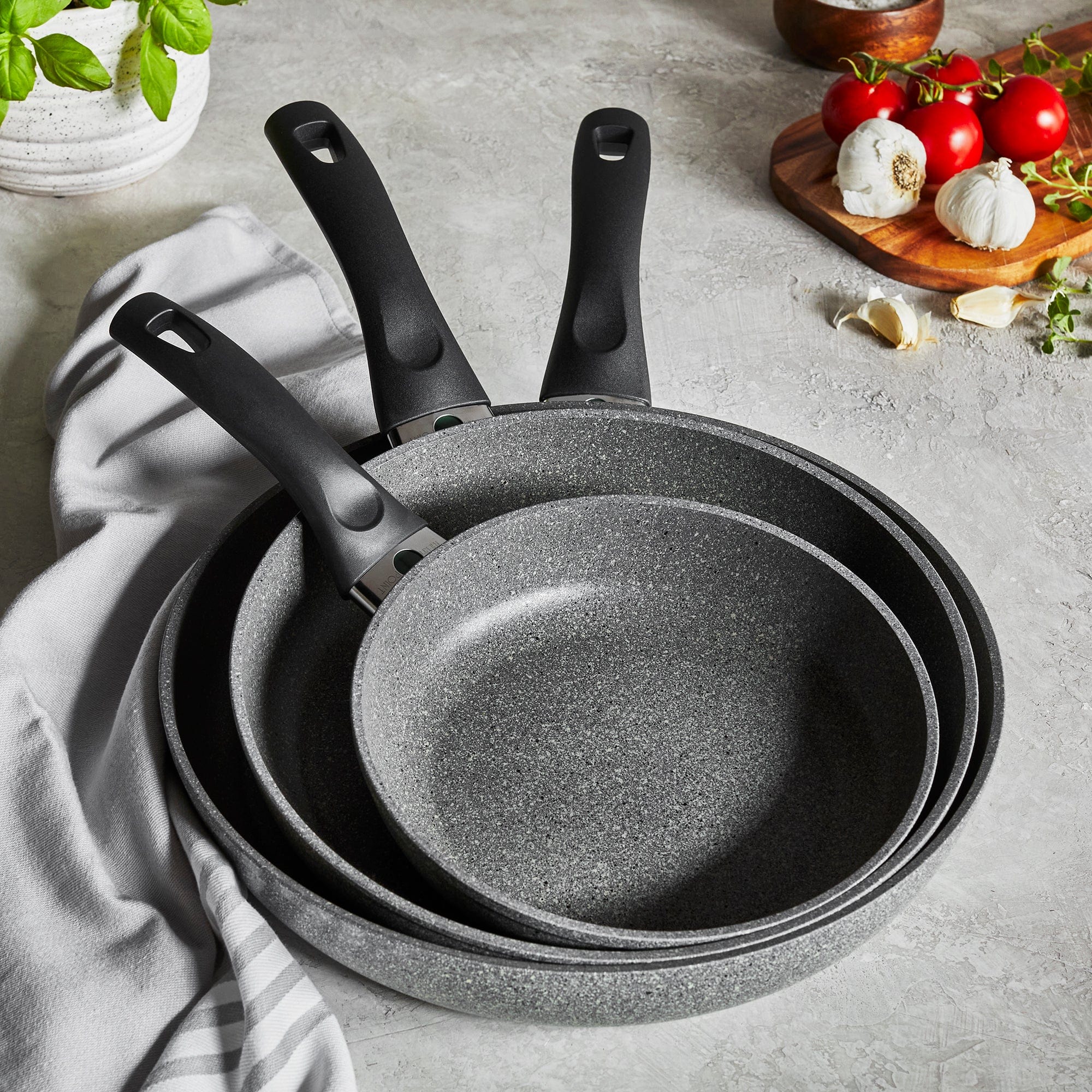 Ballarini Parma by Henckels Forged Aluminum 3-pc Nonstick Fry Pan Set, Made in Italy