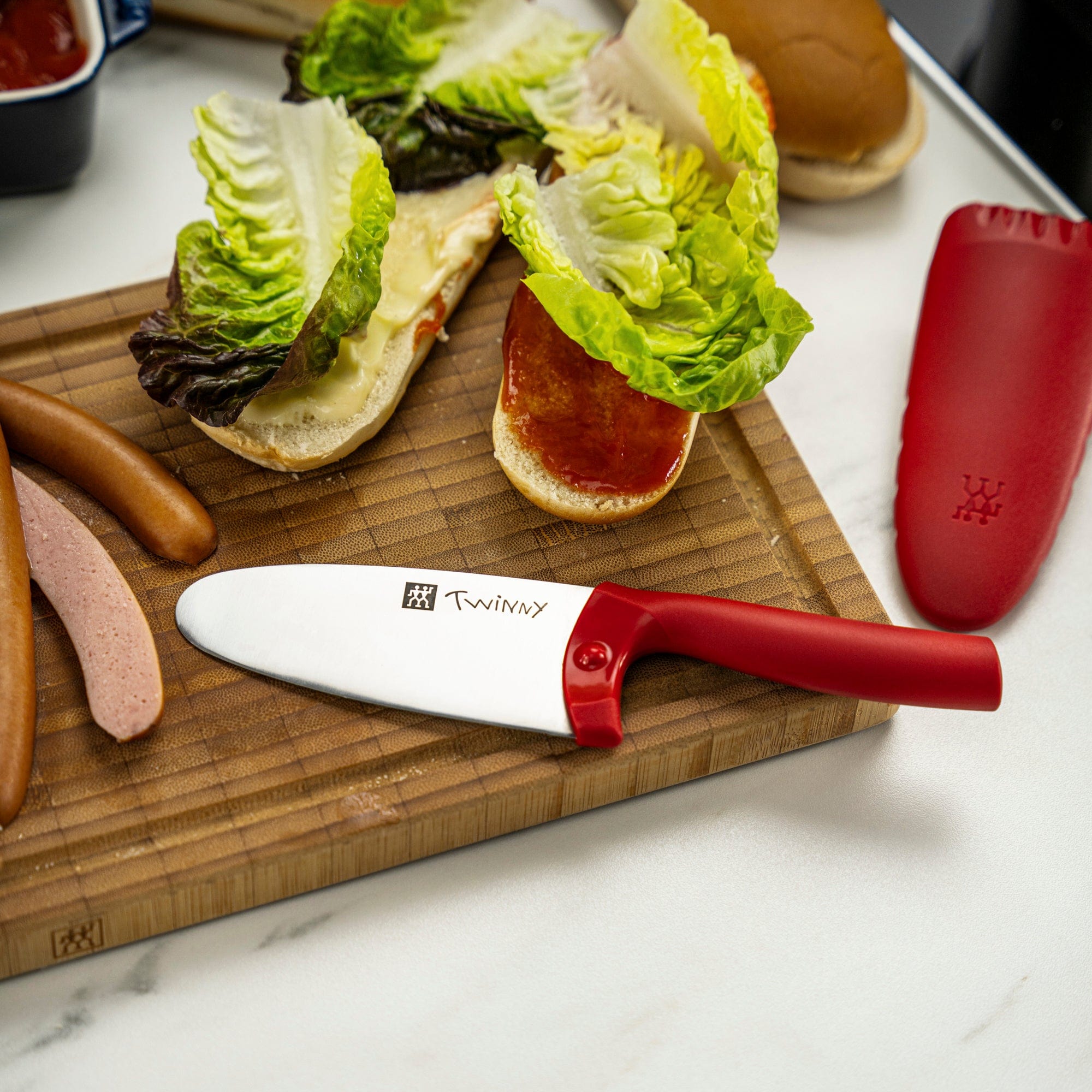 Zwilling Twinny Kids Chefs Knife - Red