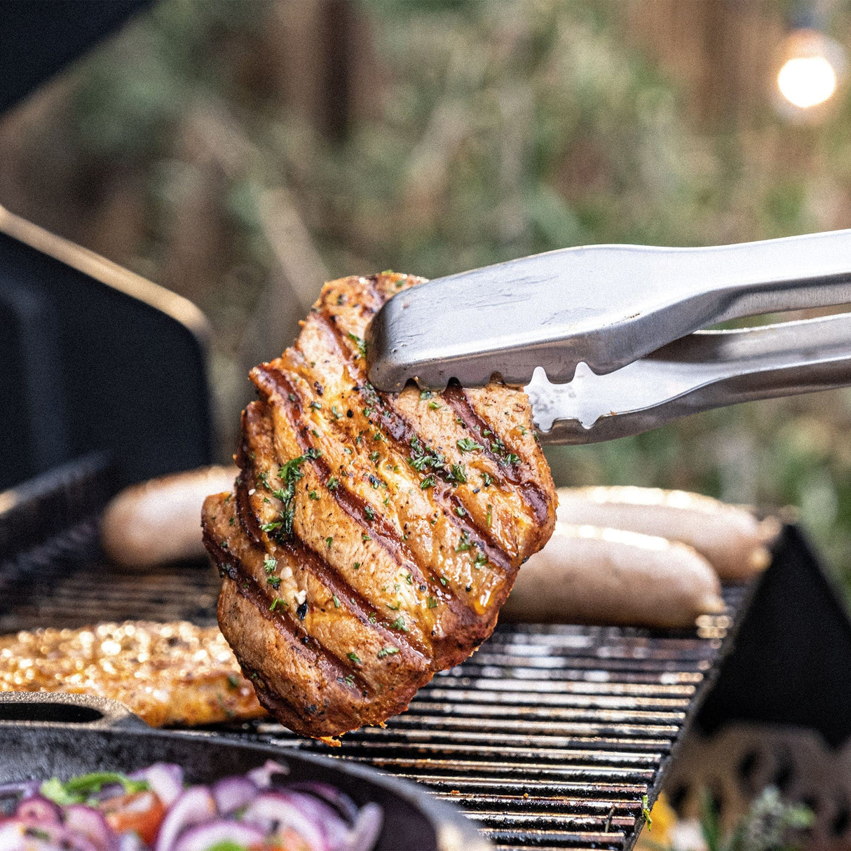 Zwilling BBQ+ 16-inch Triple-Rivet Stainless Steel Grill Tongs