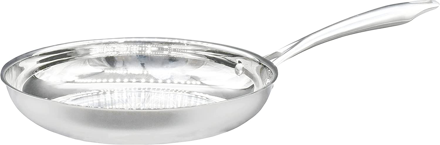 Cuisinart 77-80T 8-Piece Professional Glass Lids Stainless Cookware Set Silver