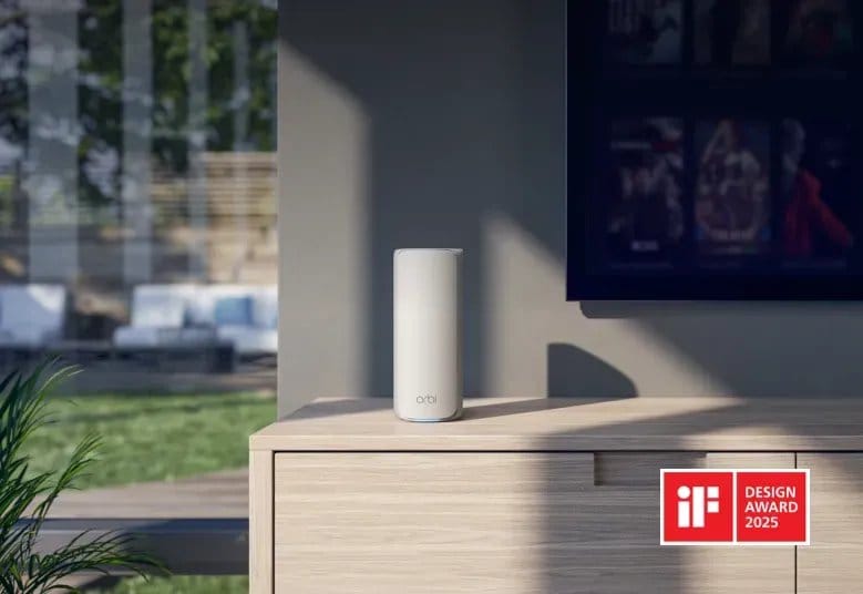 Netgear Orbi 770 Tri-Band WiFi 7 Mesh System, 11Gbps, 8000 sq.ft. Coverage, 100 Devices, Router + 2 Satellites - Certified Refurbished