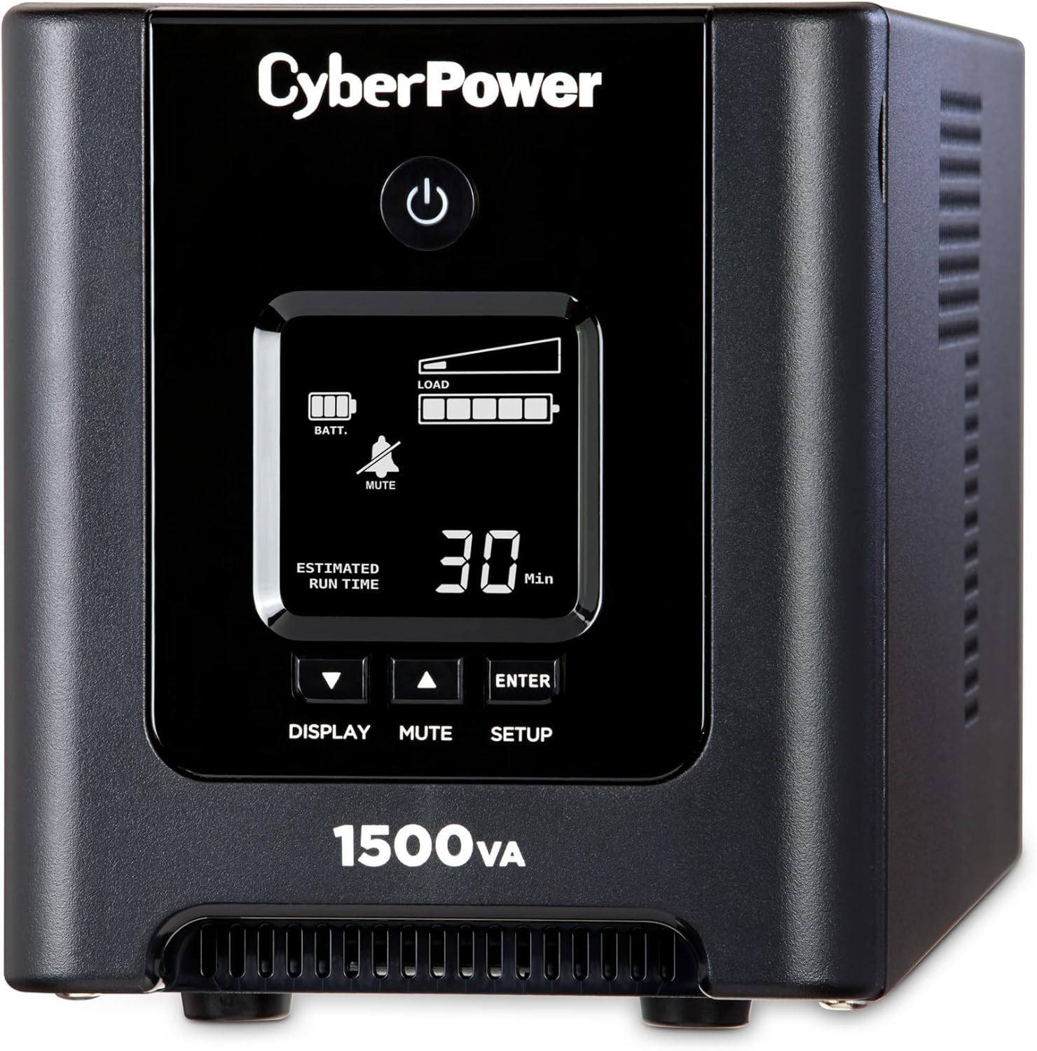 CyberPower PFC Sinewave UPS System, 1500VA/1050W, 8 Outlets, AVR, Mini-Tower - Certified Refurbished