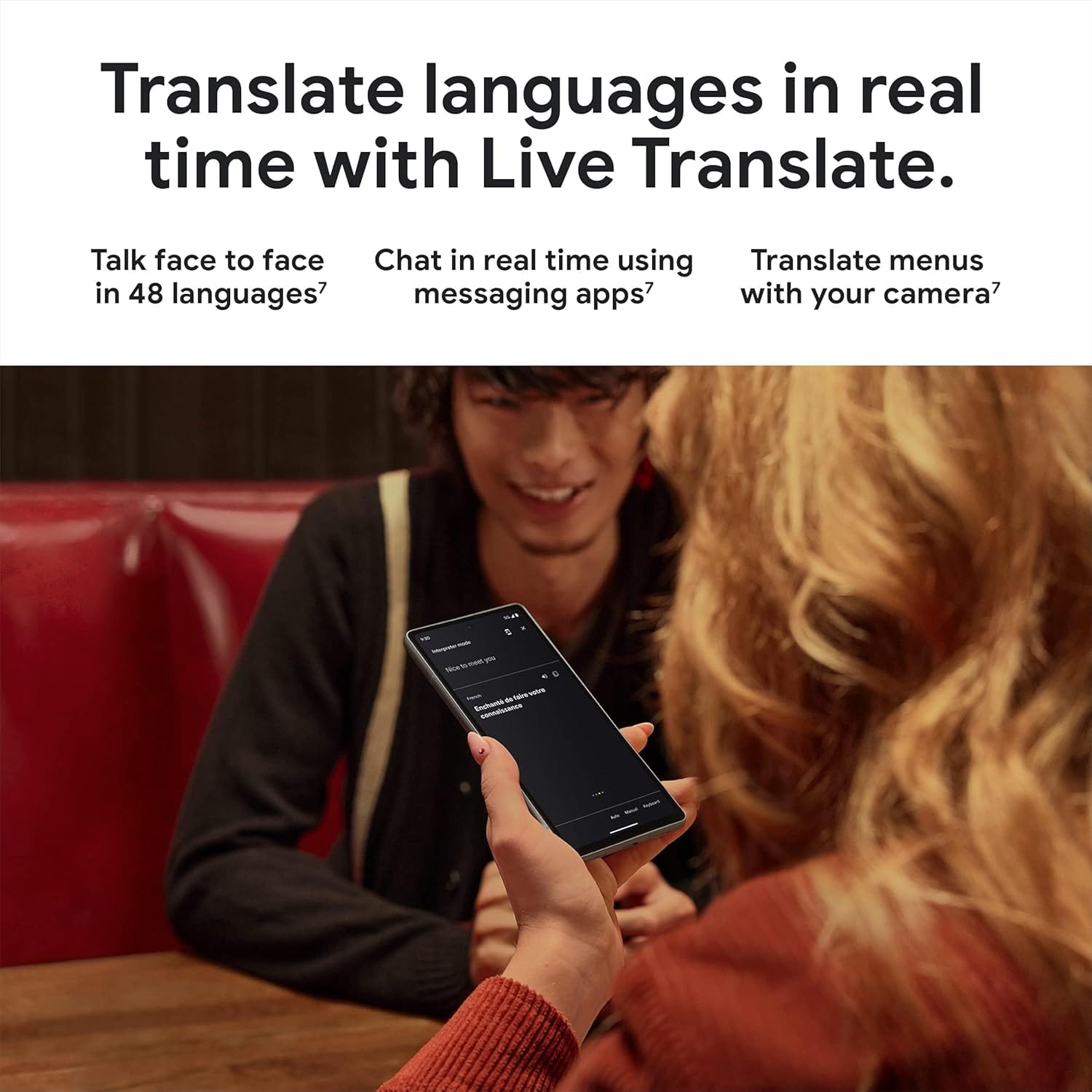 Google Pixel 7a Unlocked Android Smartphone, 128GB, Wide-Angle Camera, 24-Hour Battery, Tensor G2, Charcoal