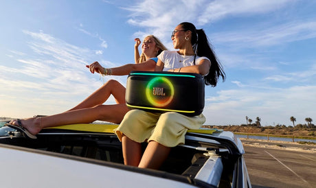 JBL PartyBox On-the-Go 2 Portable Bluetooth Speaker with Microphone, Black - Certified Refurbished