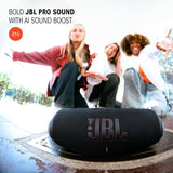 JBL Charge 6 Portable Waterproof Speaker with Built-in Powerbank, Purple - Certified Refurbished