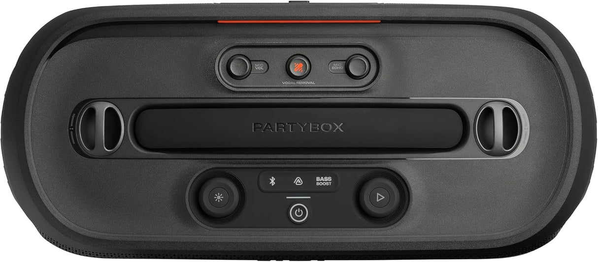 JBL PartyBox On-the-Go 2 Portable Bluetooth Speaker with Microphone, Black - Certified Refurbished