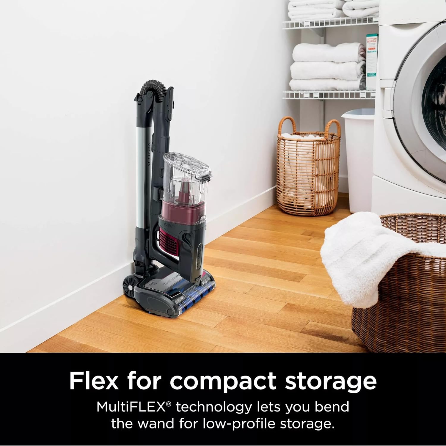 Shark Vertex Cordless MultiFlex Stick Vacuum with DuoClean PowerFins, Lightweight, Pet Hair, HEPA, 60 Min Run Time - Open Box