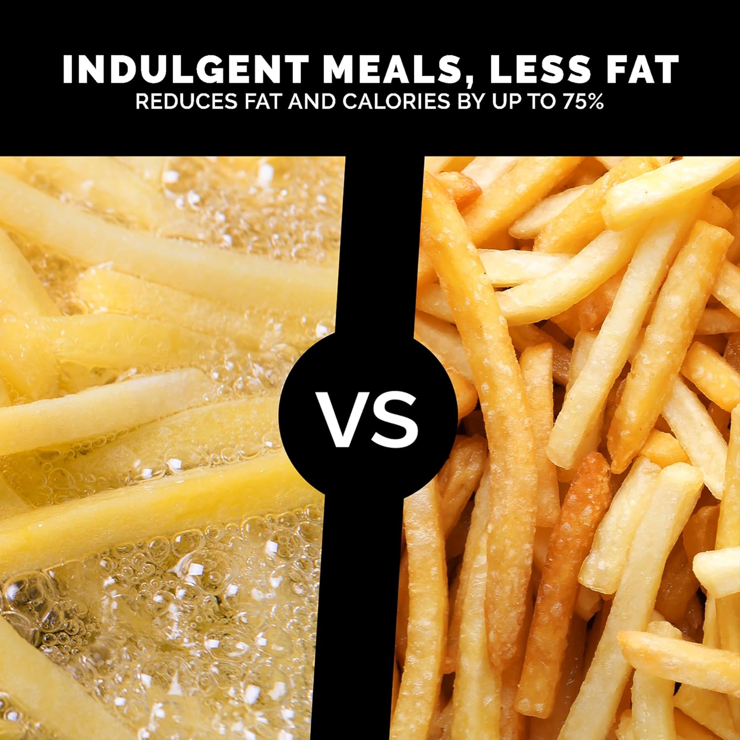 Kalorik MAXX 26 Quart 10-in-1 Countertop Toaster Oven & Air Fryer Combo, Glass French Door, 9 Accessories, 1700-Watts, Stainless Steel