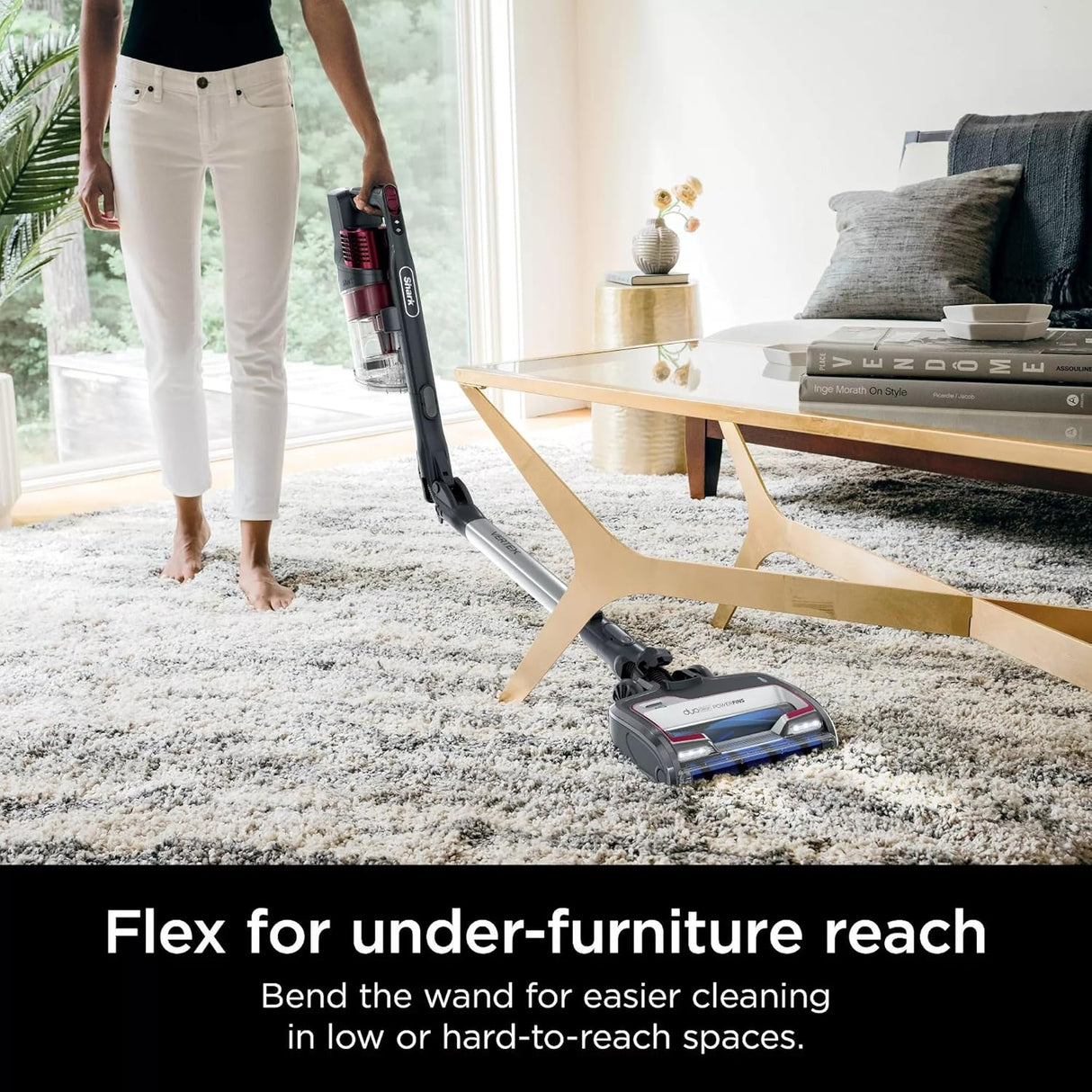 Shark Vertex Cordless Stick Vacuum with DuoClean PowerFins, Lightweight, Pet Hair, HEPA, 60 Min Run Time - Certified Refurbished