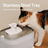 Petlibro Cat Water Fountain with Wireless Pump, 2.5L/84oz with Two Flow Modes, White - Certified Refurbished