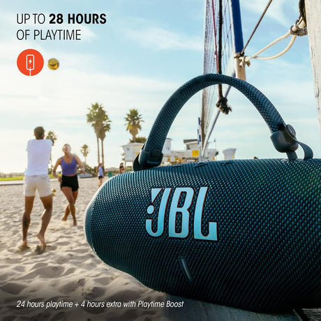JBL Charge 6 Portable Waterproof Speaker with Built-in Powerbank, White - Certified Refurbished