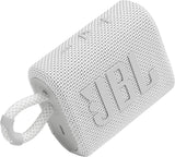 JBL Go 3 Portable Bluetooth Speaker, White - Certified Refurbished