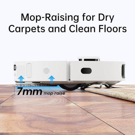 Dreame L10s Ultra Robot Vacuum and Mop Combo, Auto Mop Cleaning and Drying, Self-Refilling and Self-Emptying Base, 5300Pa Suction, AI Navigation