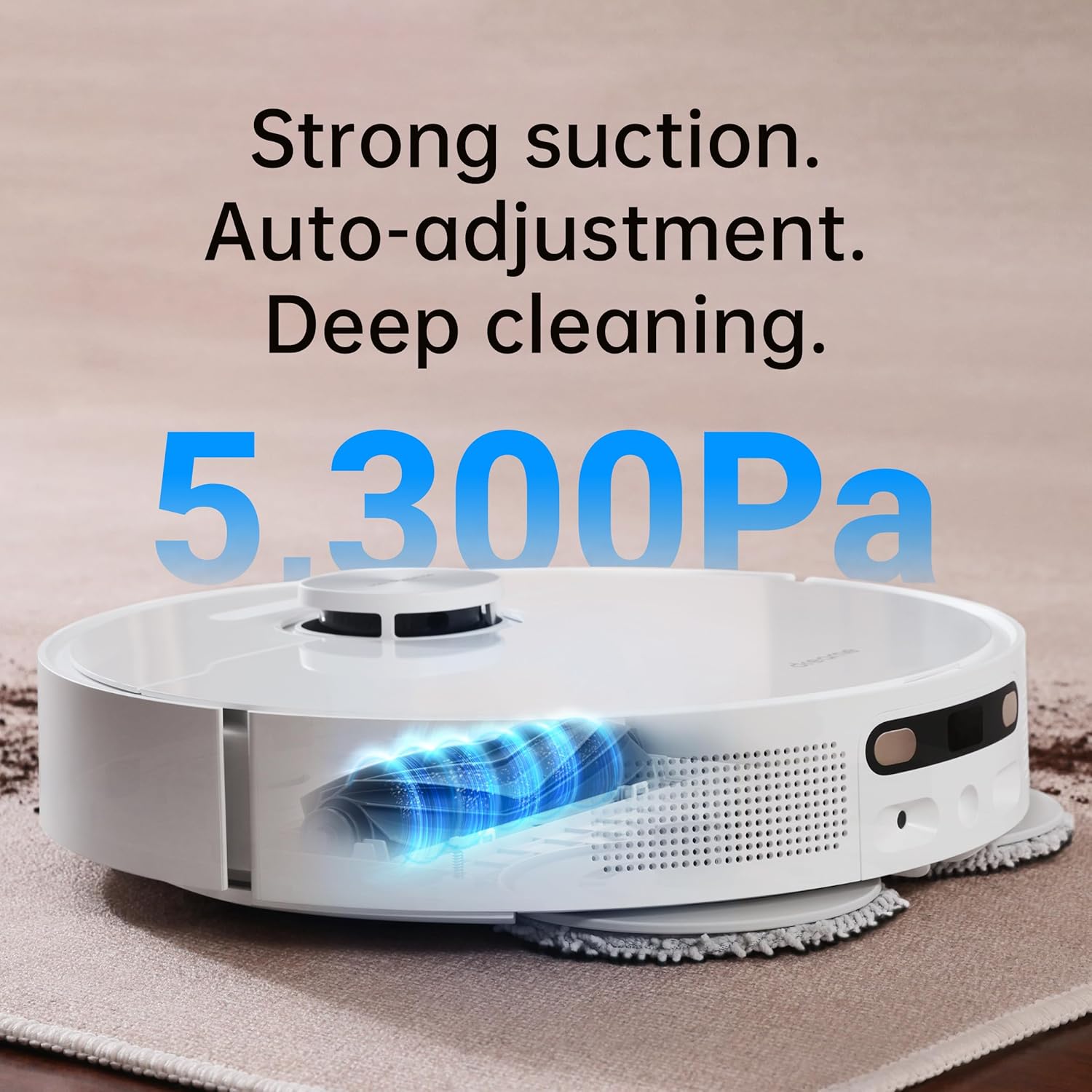 Dreame L10s Ultra Robot Vacuum and Mop Combo, Auto Mop Cleaning and Drying, Self-Refilling and Self-Emptying Base, 5300Pa Suction, AI Navigation