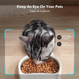 Petlibro Automatic Single Tray Smart Pet Feeder with Video Camera, Night Vision, Motion & Sound Alerts, White - Certified Refurbished
