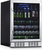 Newair 24" Beverage Fridge, 177 Cans, Stainless Steel - Certified Refurbished
