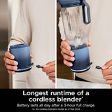 Ninja Blast Max Personal Cordless Blender for Smoothies, Blend, Ice Crush, 22 oz. Twist & Go Vessel, Teal - Certified Refurbished
