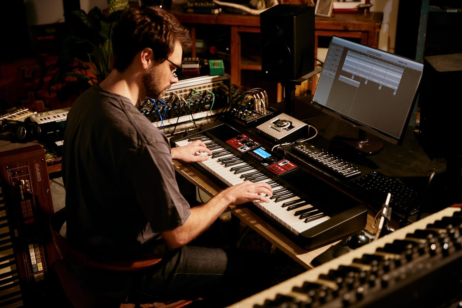 Casio Casiotone 61-Key Portable Keyboard, Black