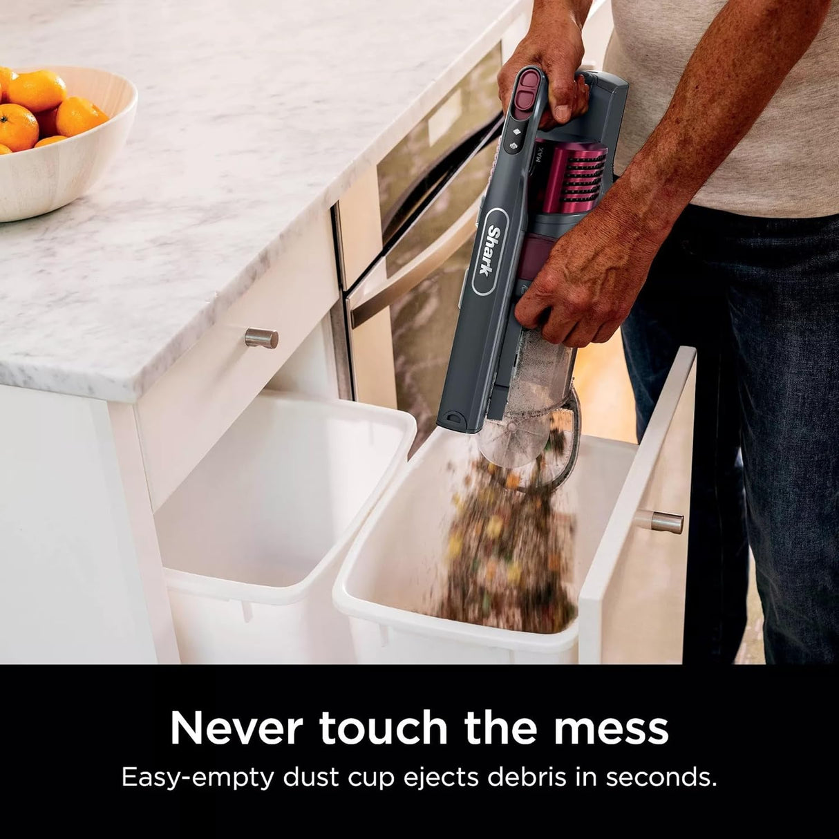 Shark Vertex Cordless Stick Vacuum with DuoClean PowerFins, Lightweight, Pet Hair, HEPA, 60 Min Run Time - Certified Refurbished