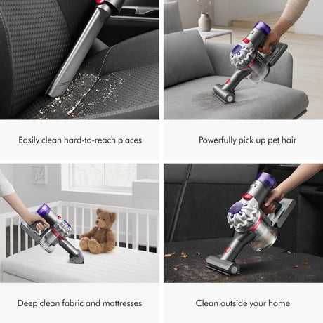 Dyson Car+Boat Handheld Cordless Portable Vacuum Cleaner, Silver