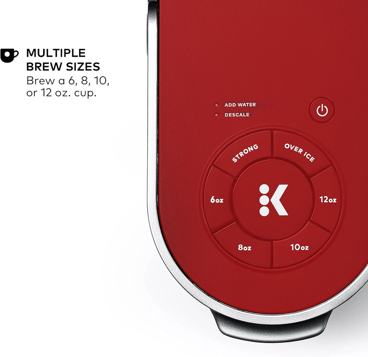 Keurig K-Supreme Single Serve K-Cup Pod Coffee Maker, Red - Certified Refurbished