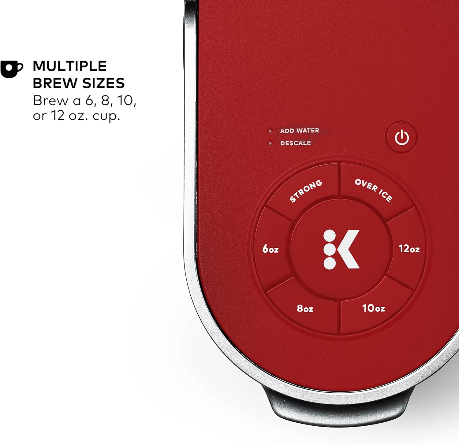 Keurig K-Supreme Single Serve K-Cup Pod Coffee Maker, Red - Certified Refurbished