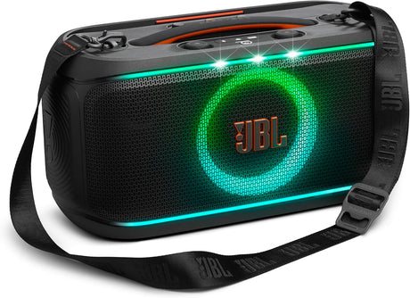 JBL PartyBox On-the-Go 2 Portable Bluetooth Speaker with Microphone, Black - Certified Refurbished