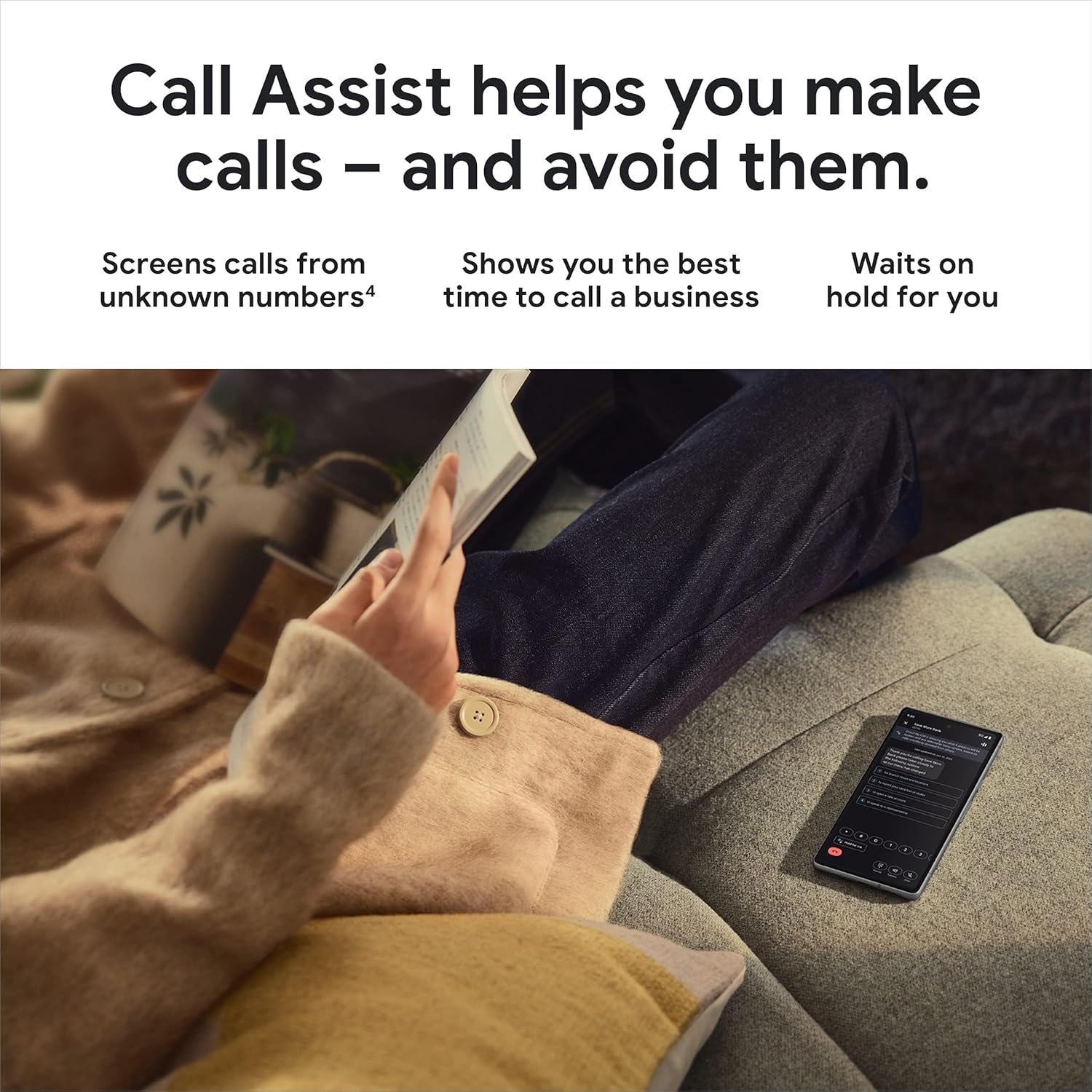 Google Pixel 7a Unlocked Android Smartphone, 128GB, Wide-Angle Camera, 24-Hour Battery, Tensor G2, Charcoal