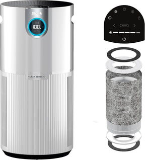 Shark Nanoseal HEPA Air Purifier MAX with Clean Sense, Covers 1350 Sq Ft, Captures 99.98% of Dust & Allergens, White - Open Box