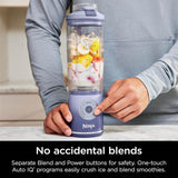 Ninja Blast Max Personal Cordless Blender for Smoothies, Blend, Ice Crush, 22 oz. Twist & Go Vessel, Lavender - Certified Refurbished