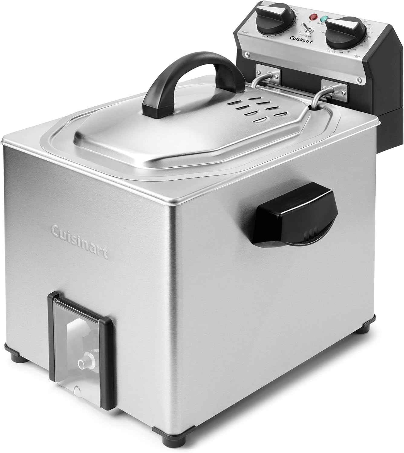 Cuisinart Extra-Large Rotisserie Deep Fryer, Silver - Certified Refurbished