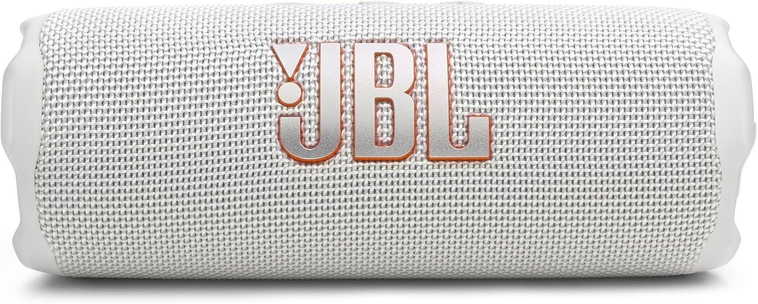JBL Flip 7 Portable Waterproof Speaker, White - Certified Refurbished