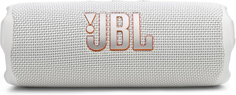 JBL Flip 7 Portable Waterproof Speaker, White - Certified Refurbished