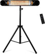 Briza Infrared Electric Heater, Indoor and Outdoor, 1500Watt, Black - Refurbished