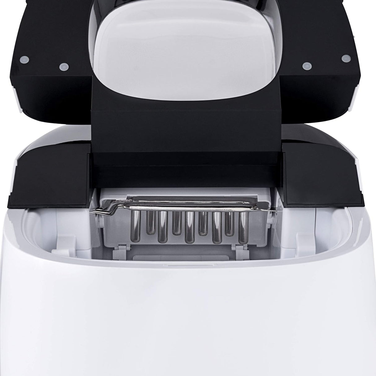 Newair Countertop Ice Maker with One Button Operation, 50 lbs of Ice a Day, White - Certified Refurbished