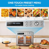 Midea Flexify French Door Air Fryer Oven, Extra-Large Air Fryer & Toaster Oven Combo, Stainless Steel - Certified Refurbished