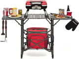 Cuisinart 4-Piece Grill Tool Set with Grill Glove, Black