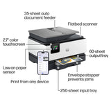 HP OfficeJet Pro 9122e Wireless All-in-One Color Inkjet Printer, Print, Scan, Copy, Fax, Duplex, ADF - Certified Refurbished