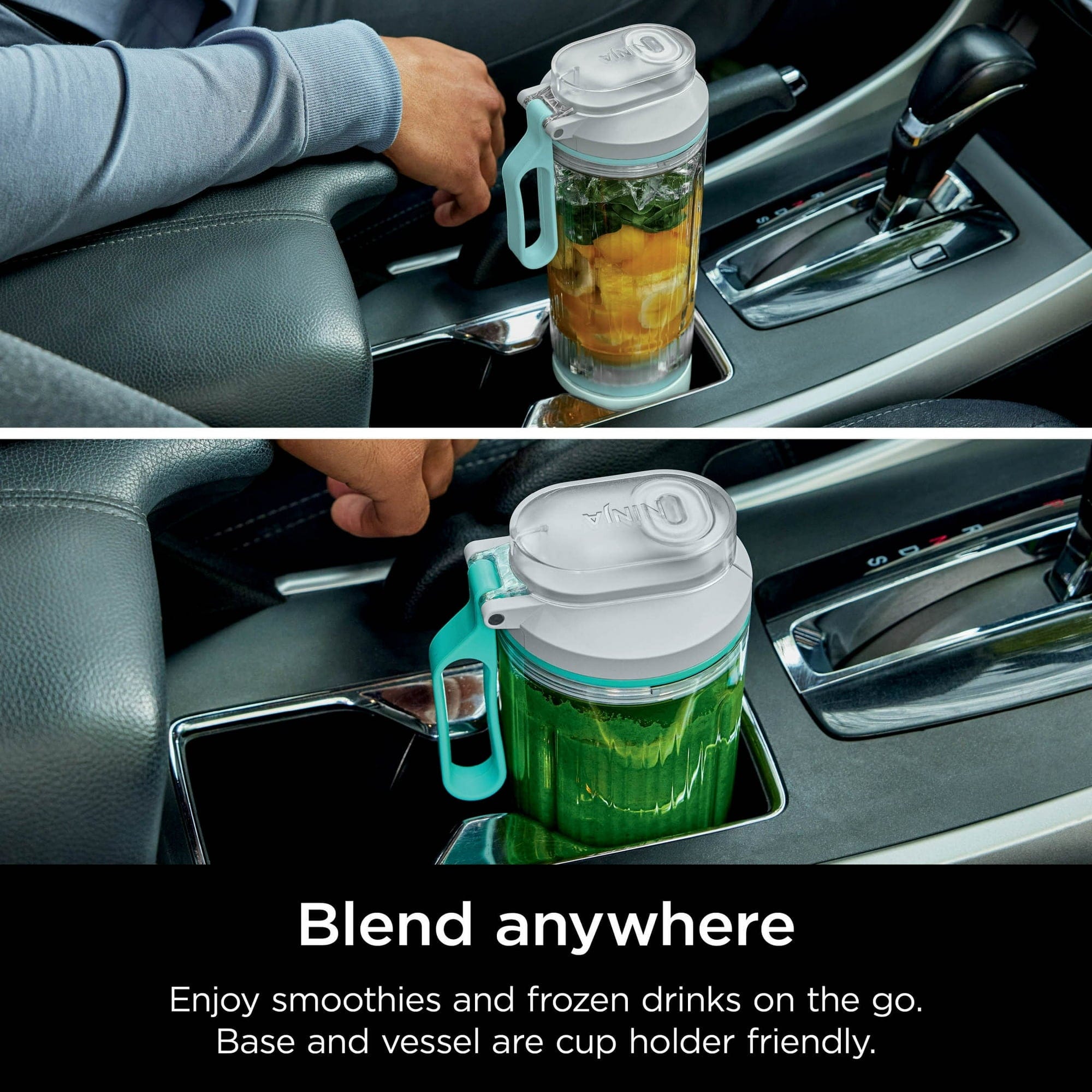 Ninja Blast Max Personal Cordless Blender for Smoothies, Frozen Drinks, Ice Crush, 20 oz. Twist & Go, Mint - Certified Refurbished