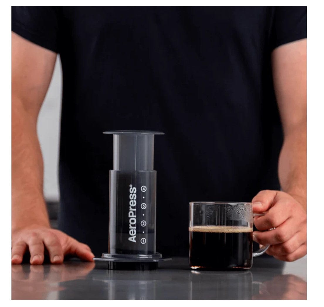 AeroPress Original Coffee and Espresso-style Maker, Barista Level Portable Coffee Maker, Black