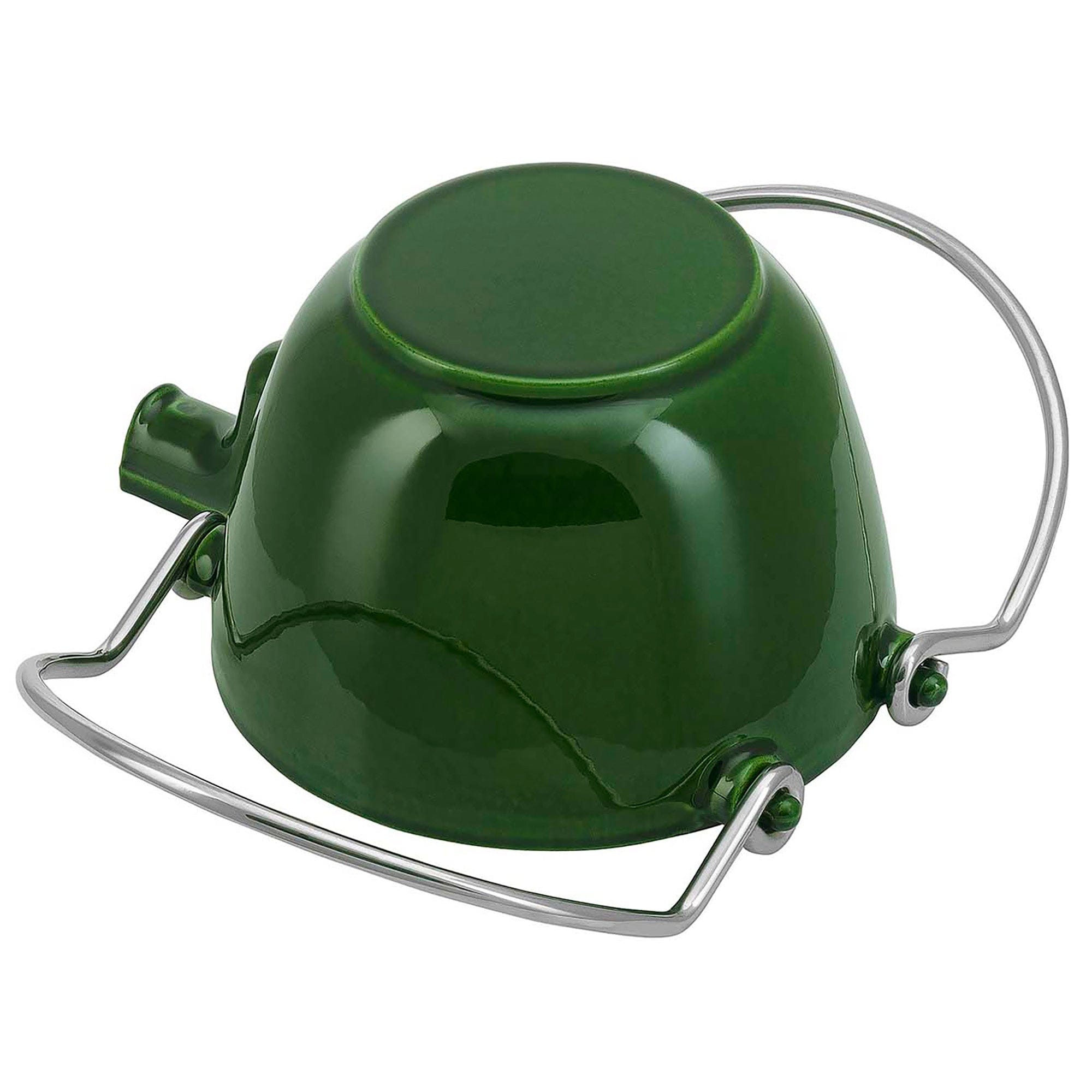 Staub Cast Iron 1-qt Round Tea Kettle - Basil