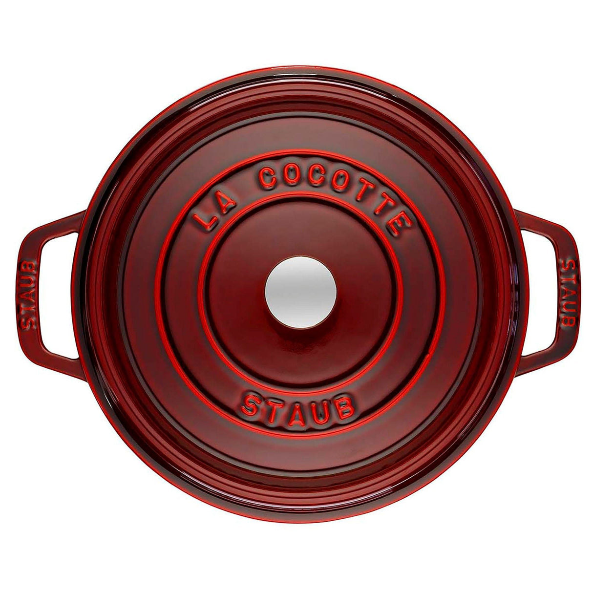 Staub Cast Iron 2.75-qt Round Cocotte, Dutch Oven - Grenadine