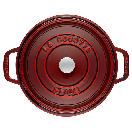 Staub Cast Iron 2.75-qt Round Cocotte, Dutch Oven - Grenadine