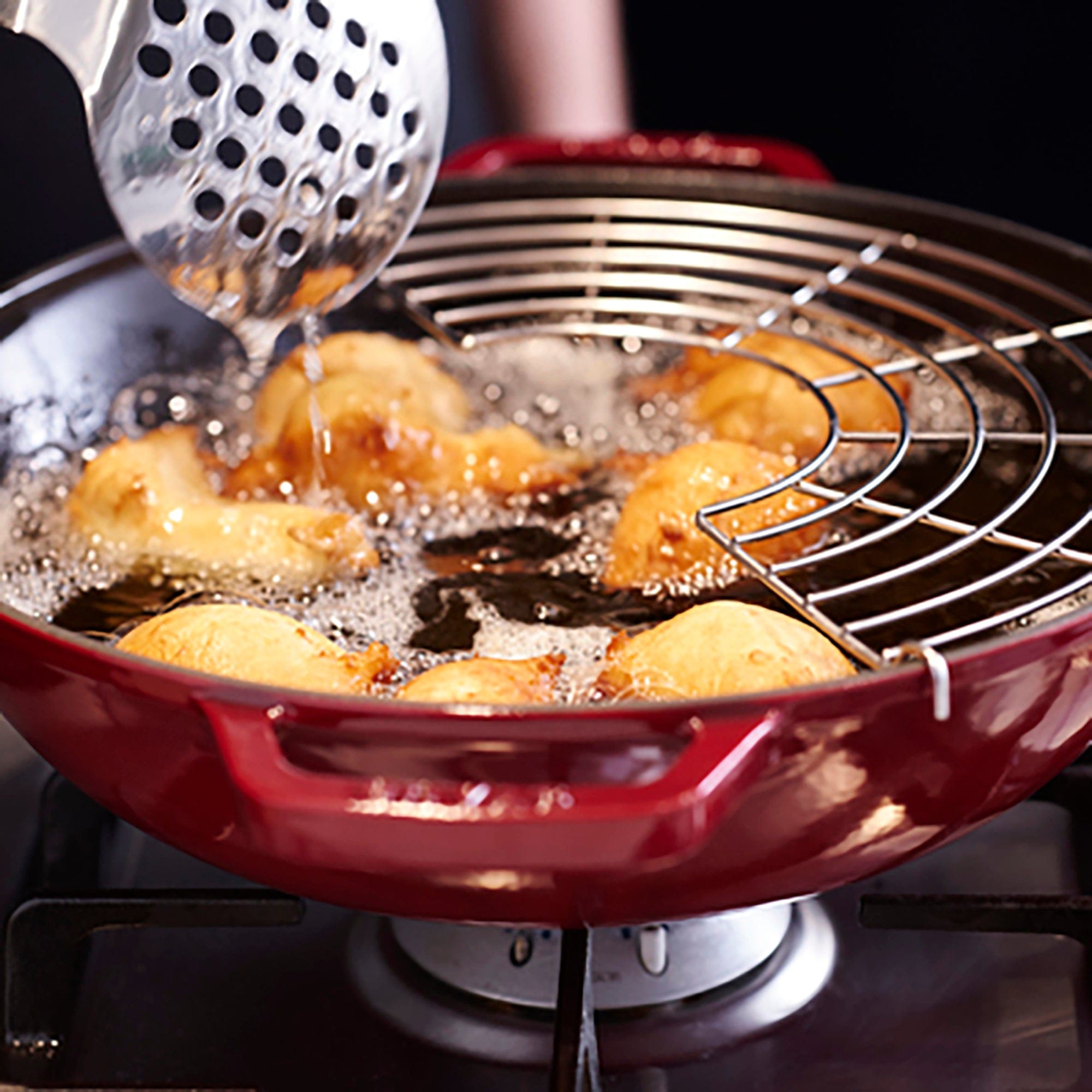 Staub Cast Iron 4.5-qt Perfect Pan - Grenadine