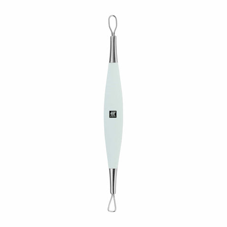 Zwilling Beauty Twinox Blackhead / Whitehead Remover, Professional Skin Care, Stainless Steel Loops, Ergonomic Soft Grip Handle, Premium Facial Care, Mint